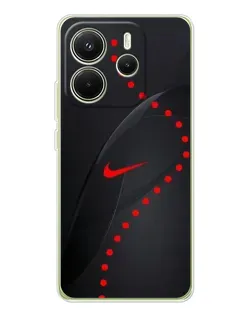 Чехол для Xiaomi Redmi Note 14 4G (EU) с картинкой «Абстрактный дизайн Nike»