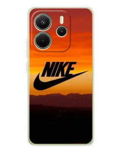 Чехол для Xiaomi Redmi Note 14 4G (EU) с картинкой «Nike — вечерний горизонт»