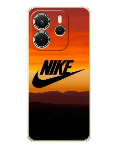 Чехол для Xiaomi Redmi Note 14 4G (EU) с картинкой «Nike — вечерний горизонт»
