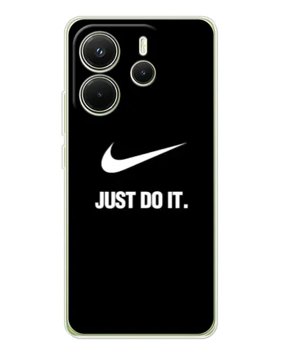 Чехол для Xiaomi Redmi Note 14 4G (EU) с картинкой «Классический принт Nike»