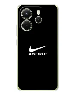 Чехол для Xiaomi Redmi Note 14 4G (EU) с картинкой «Минимализм от Nike»
