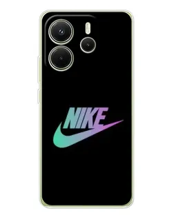Чехол для Xiaomi Redmi Note 14 4G (EU) с картинкой «Nike — городская ночь»
