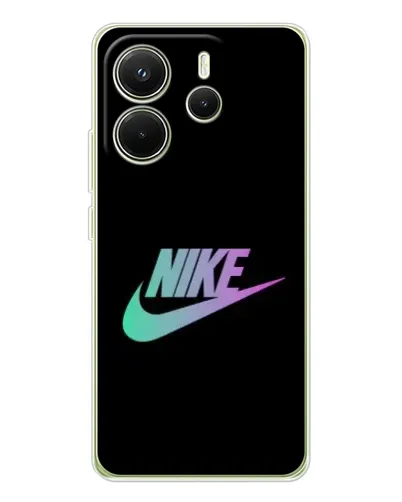 Чехол для Xiaomi Redmi Note 14 4G (EU) с картинкой «Nike — городская ночь»
