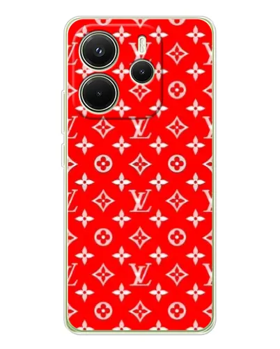 Чехол для Xiaomi Redmi Note 14 4G (EU) с картинкой «Яркий паттерн LV»