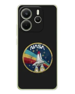 Чохол для Xiaomi Redmi Note 14 4G (EU) з картинкою «NASA — емблема місії» Чохол для Xiaomi Redmi Note 14 4G (EU) з картинкою «NASA — емблема місії»