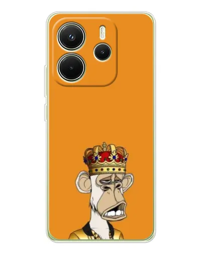 Чехол для Xiaomi Redmi Note 14 4G (EU) с картинкой «Золотая обезьяна Bored Ape» Чехол для Xiaomi Redmi Note 14 4G (EU) с картинкой «Золотая обезьяна Bored Ape»