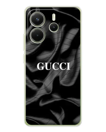 Чохол для Xiaomi Redmi Note 14 4G (EU) з картинкою «Gucci — шовкові хвилі» Чохол для Xiaomi Redmi Note 14 4G (EU) з картинкою «Gucci — шовкові хвилі»