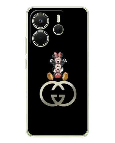Чохол для Xiaomi Redmi Note 14 4G (EU) з картинкою «Мінні Маус на лого» Чохол для Xiaomi Redmi Note 14 4G (EU) з картинкою «Мінні Маус на лого»