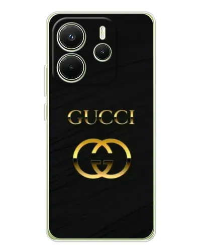 Чохол для Xiaomi Redmi Note 14 4G (EU) з картинкою «Золотий логотип Gucci» Чохол для Xiaomi Redmi Note 14 4G (EU) з картинкою «Золотий логотип Gucci»