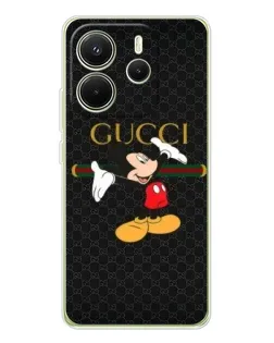 Чохол для Xiaomi Redmi Note 14 4G (EU) з картинкою «Міккі Маус Gucci»
