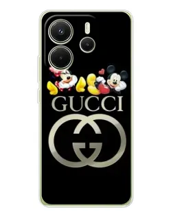 Чохол для Xiaomi Redmi Note 14 4G (EU) з картинкою «Gucci — герої Disney»