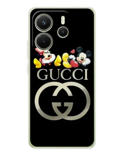 Чохол для Xiaomi Redmi Note 14 4G (EU) з картинкою «Gucci — герої Disney» Чохол для Xiaomi Redmi Note 14 4G (EU) з картинкою «Gucci — герої Disney»