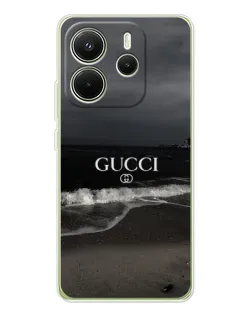 Чохол для Xiaomi Redmi Note 14 4G (EU) з картинкою «Gucci — морський прибій»