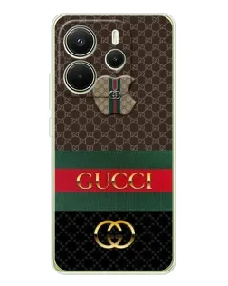 Чохол для Xiaomi Redmi Note 14 4G (EU) з картинкою «Gucci — брендований десерт»