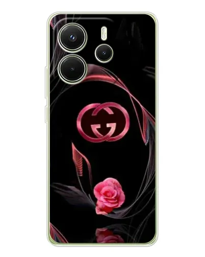 Чохол для Xiaomi Redmi Note 14 4G (EU) з картинкою «Gucci — неонова троянда» Чохол для Xiaomi Redmi Note 14 4G (EU) з картинкою «Gucci — неонова троянда»
