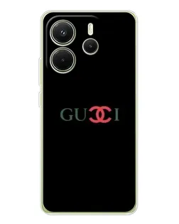 Чохол для Xiaomi Redmi Note 14 4G (EU) з картинкою «Gucci — червоний градієнт»