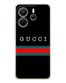 Чохол для Xiaomi Redmi Note 14 4G (EU) з картинкою «Gucci — червоний пояс»