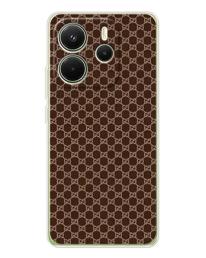 Чехол для Xiaomi Redmi Note 14 4G (EU) с картинкой «Gucci — шоколадная сетка» Чехол для Xiaomi Redmi Note 14 4G (EU) с картинкой «Gucci — шоколадная сетка»