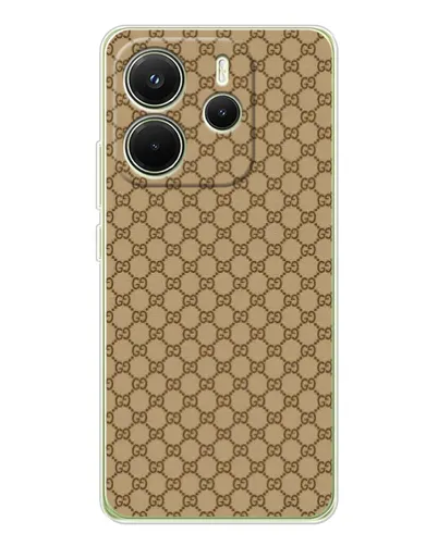 Чехол для Xiaomi Redmi Note 14 4G (EU) с картинкой «Gucci — классический беж» Чехол для Xiaomi Redmi Note 14 4G (EU) с картинкой «Gucci — классический беж»