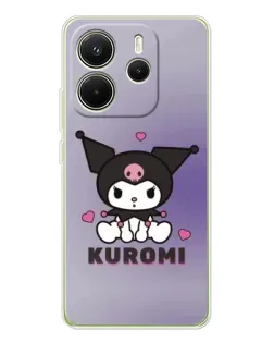 Чохол для Xiaomi Redmi Note 14 4G (EU) з картинкою «Kuromi — фіолетовий арт» Чохол для Xiaomi Redmi Note 14 4G (EU) з картинкою «Kuromi — фіолетовий арт»