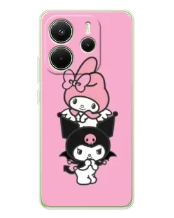 Чохол для Xiaomi Redmi Note 14 4G (EU) з картинкою «My Melody та Kuromi» Чохол для Xiaomi Redmi Note 14 4G (EU) з картинкою «My Melody та Kuromi»