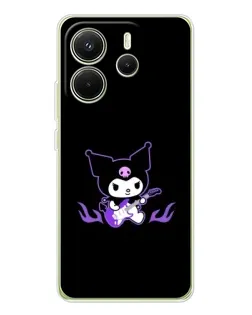 Чохол для Xiaomi Redmi Note 14 4G (EU) з картинкою «Електрична Kuromi» Чохол для Xiaomi Redmi Note 14 4G (EU) з картинкою «Електрична Kuromi»