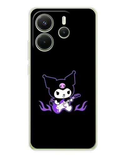 Чохол для Xiaomi Redmi Note 14 4G (EU) з картинкою «Електрична Kuromi»