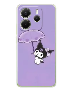 Чохол для Xiaomi Redmi Note 14 4G (EU) з картинкою «Kuromi з парасолькою» Чохол для Xiaomi Redmi Note 14 4G (EU) з картинкою «Kuromi з парасолькою»