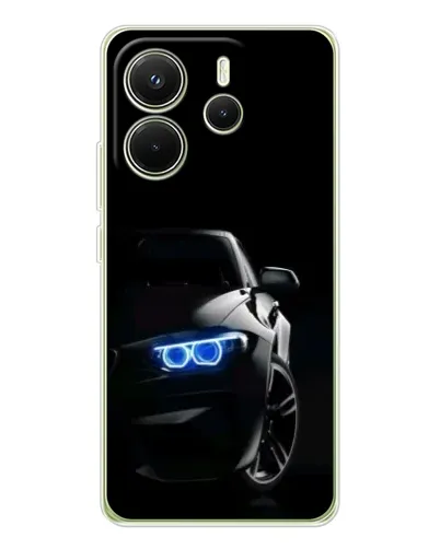 Чехол для Xiaomi Redmi Note 14 4G (EU) с картинкой «BMW — ночной взгляд» Чехол для Xiaomi Redmi Note 14 4G (EU) с картинкой «BMW — ночной взгляд»