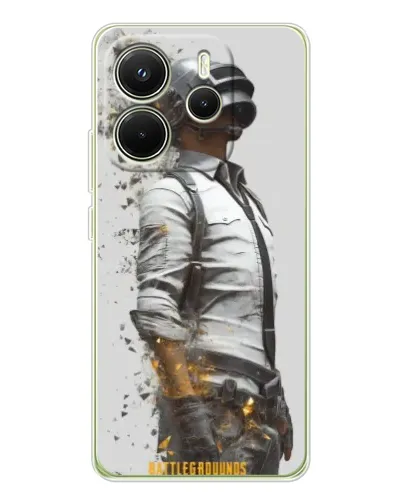 Чехол для Xiaomi Redmi Note 14 4G (EU) с картинкой «PUBG — боец в пыли» Чехол для Xiaomi Redmi Note 14 4G (EU) с картинкой «PUBG — боец в пыли»