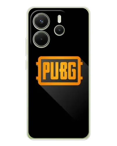 Чехол для Xiaomi Redmi Note 14 4G (EU) с картинкой «PUBG — рамка лого» Чехол для Xiaomi Redmi Note 14 4G (EU) с картинкой «PUBG — рамка лого»