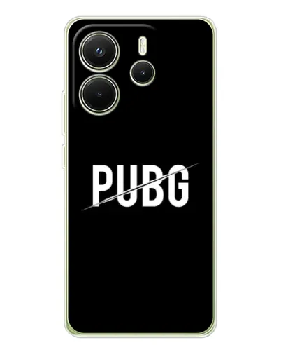 Чехол для Xiaomi Redmi Note 14 4G (EU) с картинкой «PUBG — белый логотип» Чехол для Xiaomi Redmi Note 14 4G (EU) с картинкой «PUBG — белый логотип»