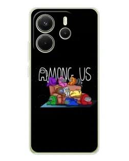 Чохол для Xiaomi Redmi Note 14 4G (EU) з картинкою «Логотип Among Us»