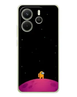 Чехол для Xiaomi Redmi Note 14 4G (EU) с картинкой «Одинокий герой на планете» Чехол для Xiaomi Redmi Note 14 4G (EU) с картинкой «Одинокий герой на планете»