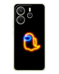 Чехол для Xiaomi Redmi Note 14 4G (EU) с картинкой «Among Us неоновое сияние» Чехол для Xiaomi Redmi Note 14 4G (EU) с картинкой «Among Us неоновое сияние»