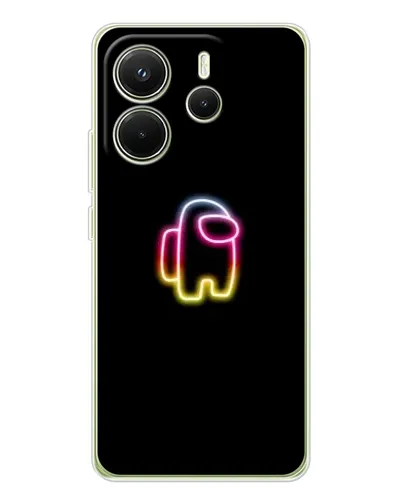 Чехол для Xiaomi Redmi Note 14 4G (EU) с картинкой «Among Us градиент»