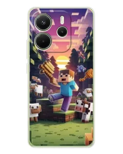 Чохол для Xiaomi Redmi Note 14 4G (EU) з картинкою «Стів на фермі»
