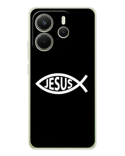 Чехол для Xiaomi Redmi Note 14 4G (EU) с картинкой «Классический Jesus»