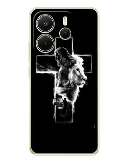 Чохол для Xiaomi Redmi Note 14 4G (EU) з картинкою «Сяючий хрест Jesus» Чохол для Xiaomi Redmi Note 14 4G (EU) з картинкою «Сяючий хрест Jesus»