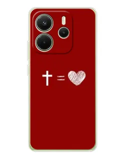 Чохол для Xiaomi Redmi Note 14 4G (EU) з картинкою «Рівняння любові» Чохол для Xiaomi Redmi Note 14 4G (EU) з картинкою «Рівняння любові»
