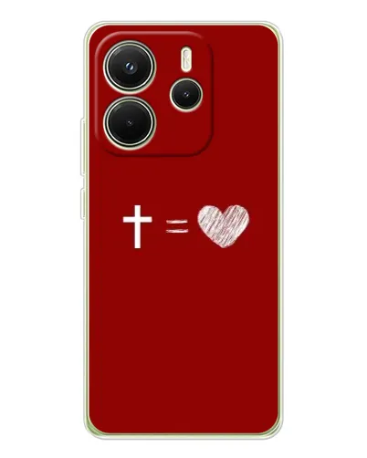 Чохол для Xiaomi Redmi Note 14 4G (EU) з картинкою «Рівняння любові» Чохол для Xiaomi Redmi Note 14 4G (EU) з картинкою «Рівняння любові»