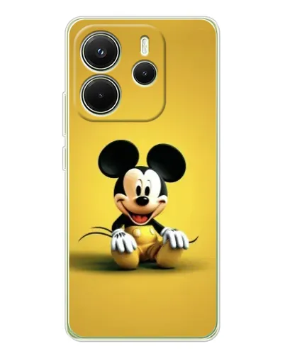 Чехол для Xiaomi Redmi Note 14 4G (EU) с картинкой «Микки на желтом» Чехол для Xiaomi Redmi Note 14 4G (EU) с картинкой «Микки на желтом»