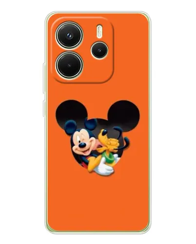 Чехол для Xiaomi Redmi Note 14 4G (EU) с картинкой «Сердце Микки Минни» Чехол для Xiaomi Redmi Note 14 4G (EU) с картинкой «Сердце Микки Минни»