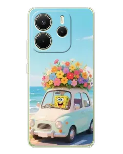 Чехол для Xiaomi Redmi Note 14 4G (EU) с картинкой «Автомобильное путешествие»