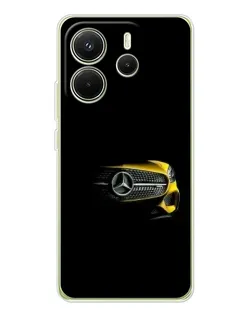 Чехол для Xiaomi Redmi Note 14 4G (EU) с картинкой «Mercedes — ретро стиль»