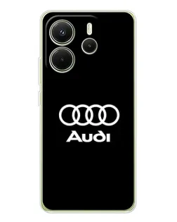 Чехол для Xiaomi Redmi Note 14 4G (EU) с картинкой «Классическое лого Audi»