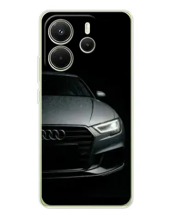 Чехол для Xiaomi Redmi Note 14 4G (EU) с картинкой «Audi — детализация кузова»