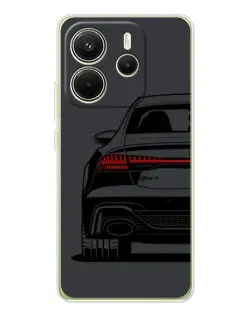 Чехол для Xiaomi Redmi Note 14 4G (EU) с картинкой «Задняя часть Audi — арт»