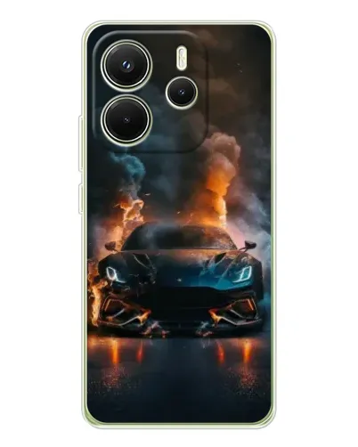 Чехол для Xiaomi Redmi Note 14 4G (EU) с картинкой «Lamborghini дымная эстетика» Чехол для Xiaomi Redmi Note 14 4G (EU) с картинкой «Lamborghini дымная эстетика»