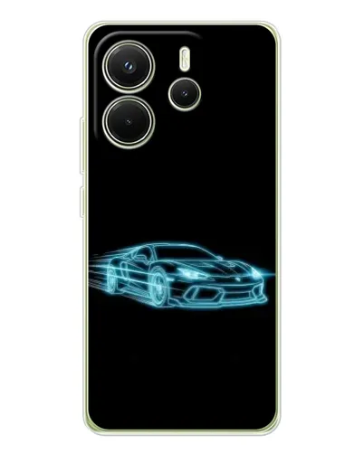 Чехол для Xiaomi Redmi Note 14 4G (EU) с картинкой «Неоновый контур Lamborghini» Чехол для Xiaomi Redmi Note 14 4G (EU) с картинкой «Неоновый контур Lamborghini»